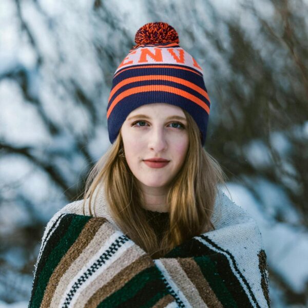 Vintage Classic Skull Cap Beanie Hat Cuffed Winter Hat Knit ...