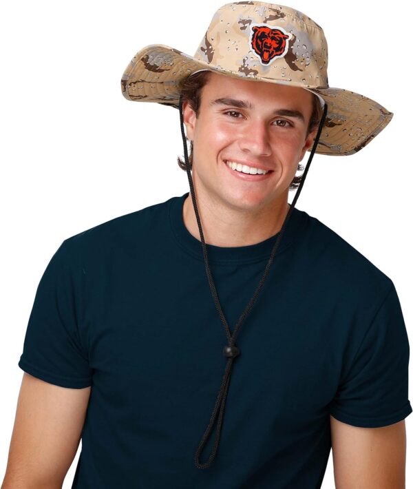 FOCO Men's NFL Team Logo Sport Outdoor Sun Bucket Boonie Hat