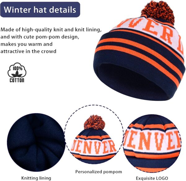 Vintage Classic Skull Cap Beanie Hat Cuffed Winter Hat Knit ...
