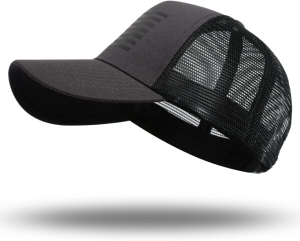 American Flag Trucker Hat - Snapback Hat, Baseball Cap for M...