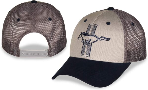 Officially Licensed Grey Twill and Ash Charcoal Mesh Ford Mu...