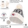 Ultra Game Youth NFL Official Super Soft Cable Knit Winter B...