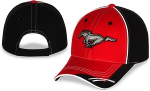 Ford Mustang Baseball Cap for Men - Logo Car Racing Hat Red ...