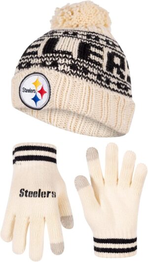 Ultra Game Youth NFL Official Super Soft Cable Knit Winter B...