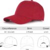 Edoneery Men Women Baseball Cap-Low Profile Adjustable Washe...