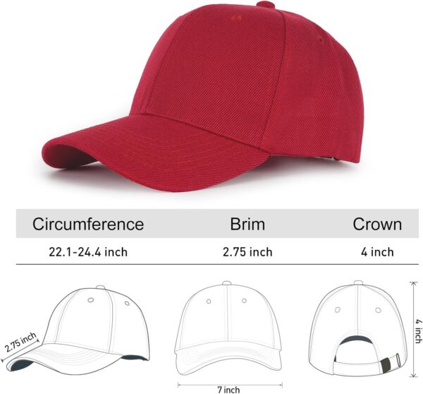 Edoneery Men Women Baseball Cap-Low Profile Adjustable Washe...
