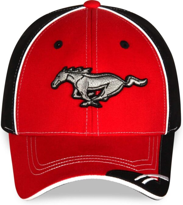 Ford Mustang Baseball Cap for Men - Logo Car Racing Hat Red ...