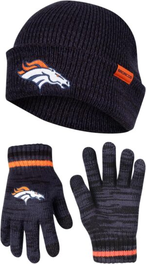 Ultra Game Youth NFL Official Super Soft Marl Knit Winter Be...