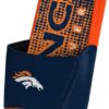 FOCO Denver Broncos NFL Mens Gradient Wordmark Gel Slide - M
