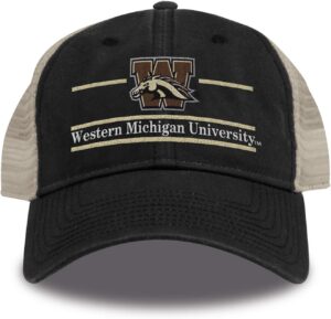 The Game Iowa Hawkeyes Adult Relaxed Khaki Meshback Snapback...