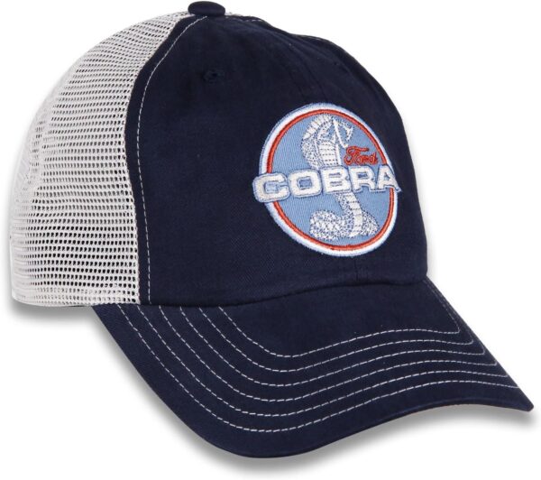 Shelby Cobra Blue and Khaki Mesh Hat