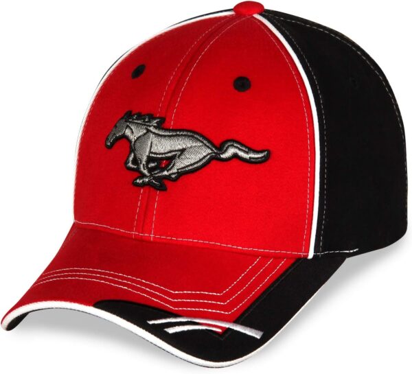 Ford Mustang Baseball Cap for Men - Logo Car Racing Hat Red ...