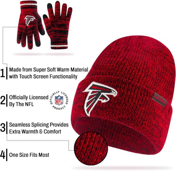 Ultra Game Youth NFL Official Super Soft Marl Knit Winter Be...