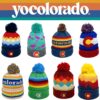 YoColorado Argyle Colorado Pom Pom Beanie - Mountain Winter ...