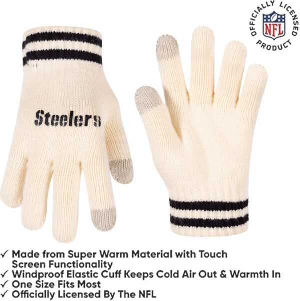Ultra Game Youth NFL Official Super Soft Cable Knit Winter B...