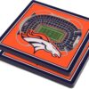 YouTheFan NFL Denver Broncos 3D StadiumView Coasters - Mile ...