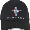 Checkered Flag Men's Ford Mustang Cap Tri-Bar Pony Logo Adju...