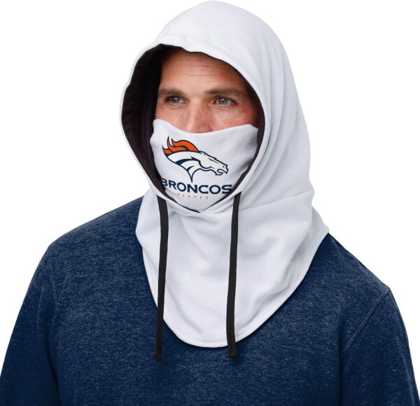 FOCO NFL unisex-adult Nfl Team Logo White Drawstring Winter ...