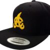 Aguilas Cibaeñas SnapBack Black Hat with Yellow Gold Logo