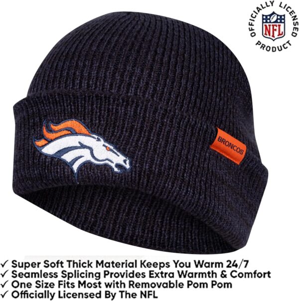 Ultra Game Youth NFL Official Super Soft Marl Knit Winter Be...
