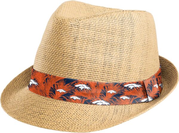 FOCO Men's NFL Team Logo Trilby Straw Hat