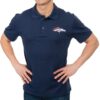 FOCO NFL Team Logo Polo Short Sleeve Shirt