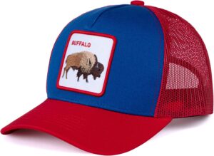 Football Fan Patch Trucker Hat - Netted Snapback Baseball Ca...