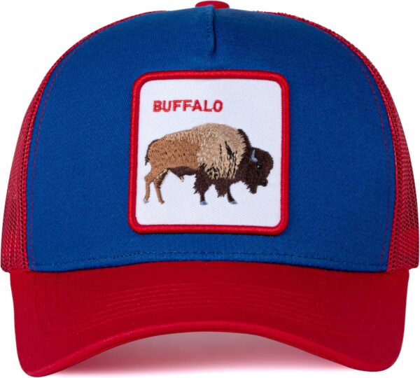 Football Fan Patch Trucker Hat - Netted Snapback Baseball Ca...
