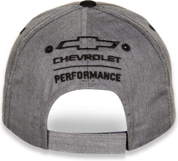 Heather Grey Chevrolet Bowtie Twill Hat with Adjustable Clos...