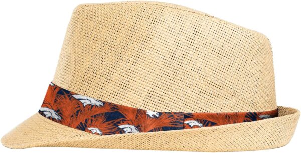 FOCO Men's NFL Team Logo Trilby Straw Hat