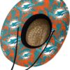 FOCO Men's NFL Team Logo Floral Lifeguard Beach Straw Sun Ha...