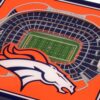 YouTheFan NFL Denver Broncos 3D StadiumView Coasters - Mile ...