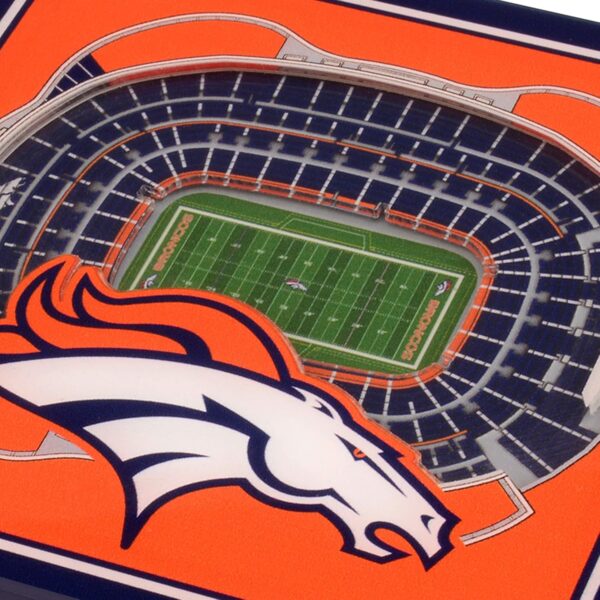 YouTheFan NFL Denver Broncos 3D StadiumView Coasters - Mile ...