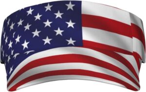 Cute Funny Flag Hat Women Men Adjustable Flag Sport Sun Viso...