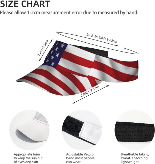 Cute Funny Flag Hat Women Men Adjustable Flag Sport Sun Viso...
