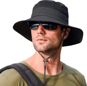 Sun Hats for Men Women Fishing Hat UPF 50+ Breathable Wide B...