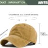 HH HOFNEN Men Women Washed Distressed Twill Cotton Baseball ...