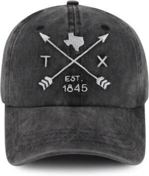 US, Texas, New York, California Hat for Men Women, Adjustabl...