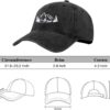 Mountain Baseball Cap Adjustable Unisex - Lightweight Foldab...