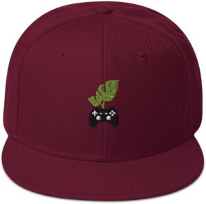 Monstera Classic Gaming Controller Snapback Hat