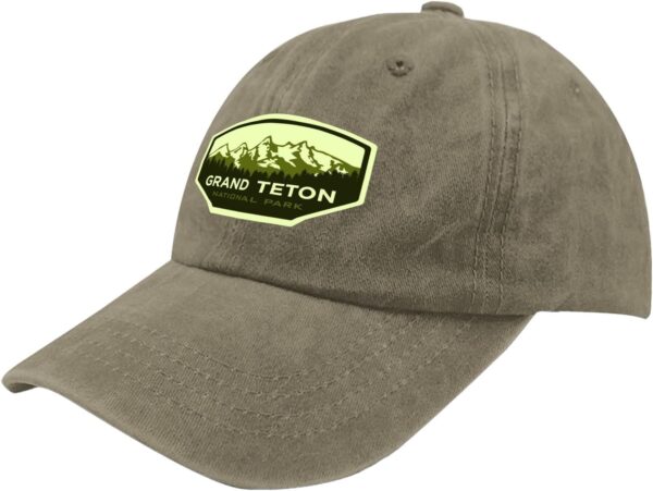 Grand Teton National Park Golf hat Baseball Hats Pigment Kha...