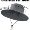 Rosoz Sun Hat for Men Women Boonie Bucket Hat Wide Brim Brea...