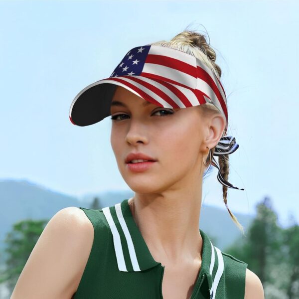 Cute Funny Flag Hat Women Men Adjustable Flag Sport Sun Viso...