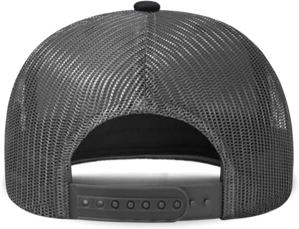 Custom Leather Patch Trucker Hat - Personalized Baseball Cap...
