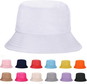 Rosoz 1 & 2 Pack Bucket Hat for Women Men Summer Travel Beac...