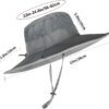 Sun Hats for Men Women Fishing Hat UPF 50+ Breathable Wide B...
