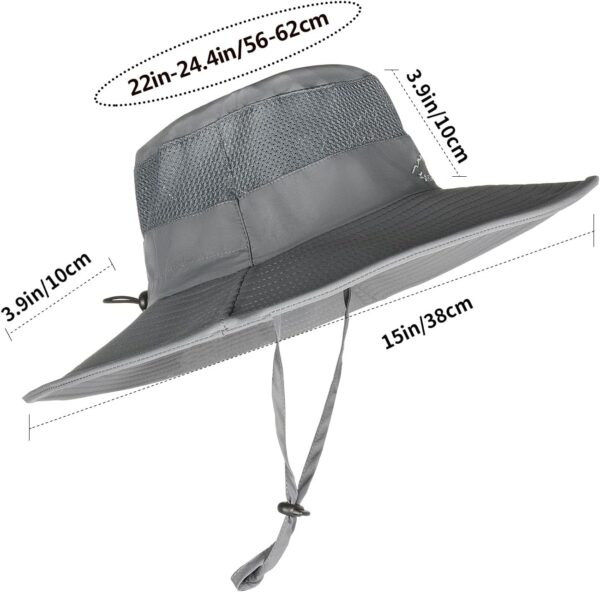 Sun Hats for Men Women Fishing Hat UPF 50+ Breathable Wide B...