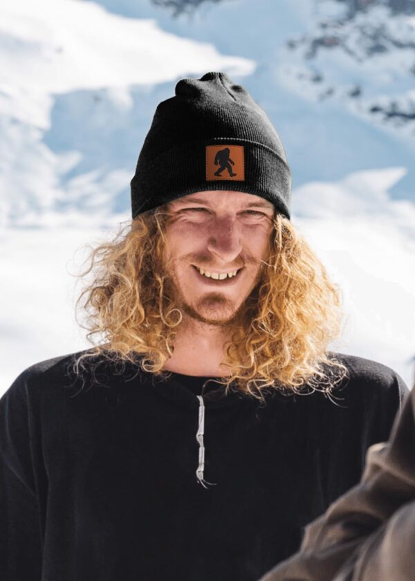 Bigfoot Beanie for Men - Sasquatch Hat Winter Knit Cuffed Be...