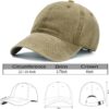 Edoneery Men Women Baseball Cap-Low Profile Adjustable Washe...