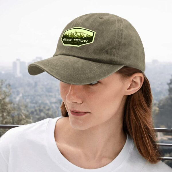Grand Teton National Park Golf hat Baseball Hats Pigment Kha...